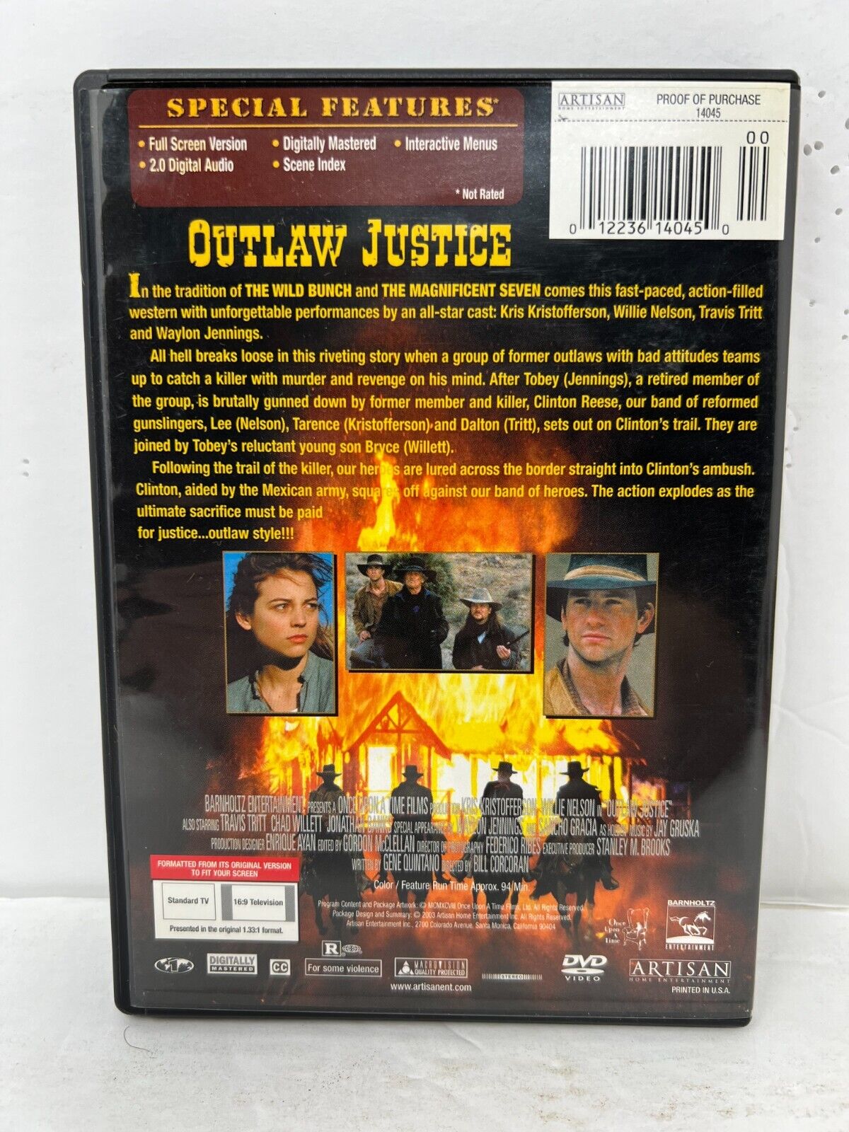 Outlaw Justice (DVD) Western Good Condition!!!