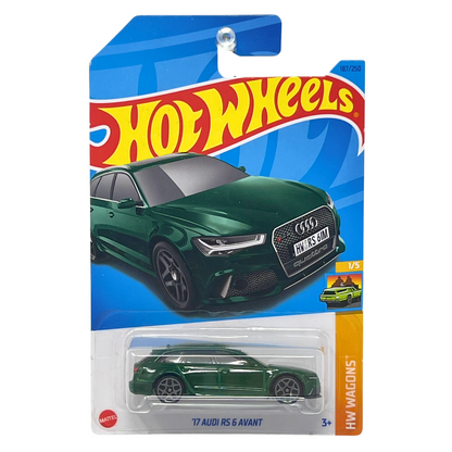 Hot Wheels Wagons 2017 Audi RS 6 Avant 1:64 Diecast