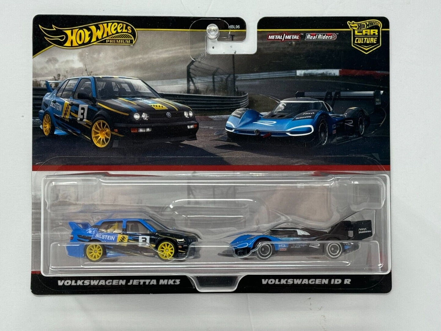 Hot Wheels Premium Volkswagen Jetta MK3 & Volkswagen ID R 2-Pack 1:64 Diecast