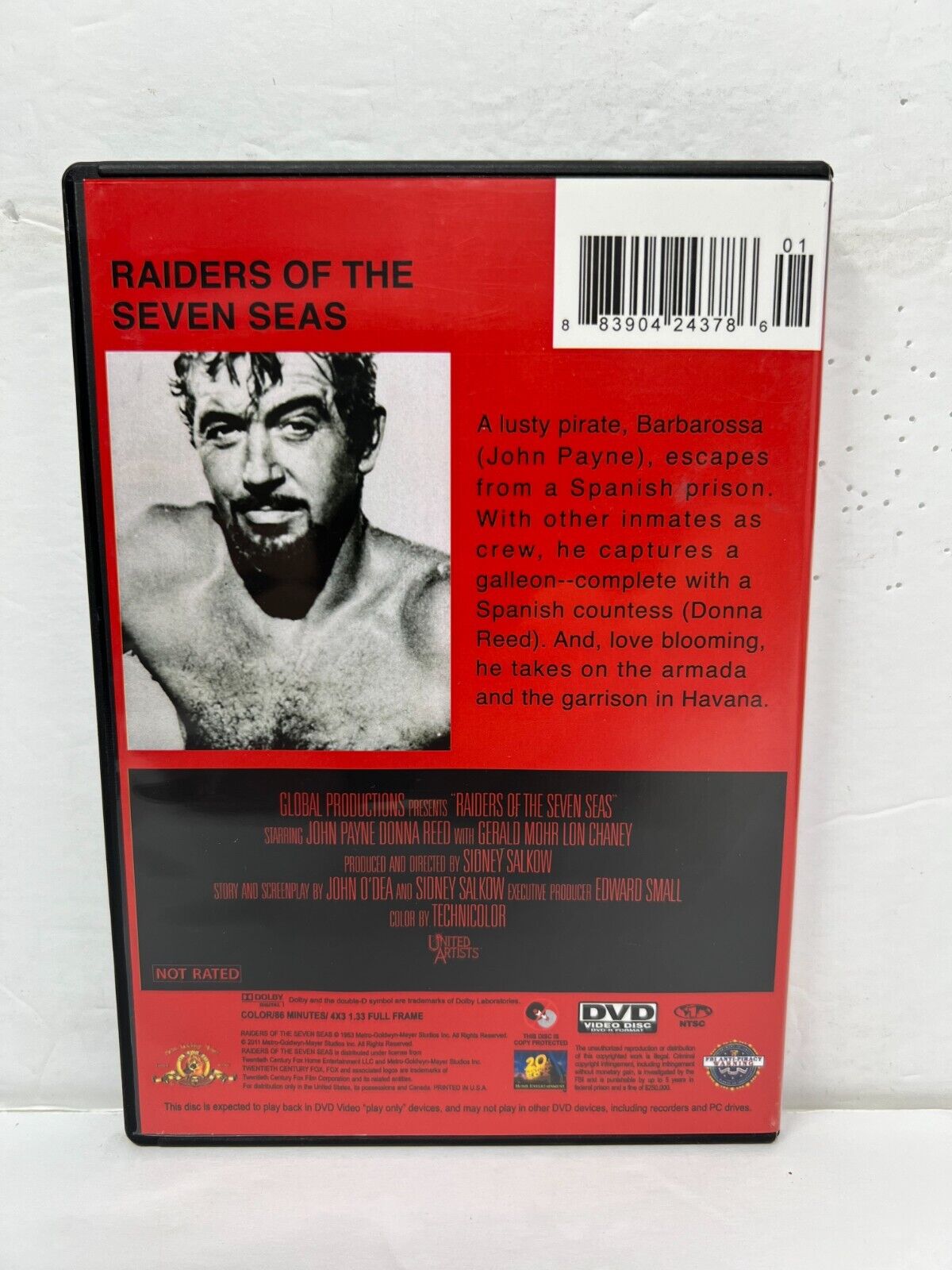 Raiders of the Seven Seas (DVD) Adventure Good Condition!!!