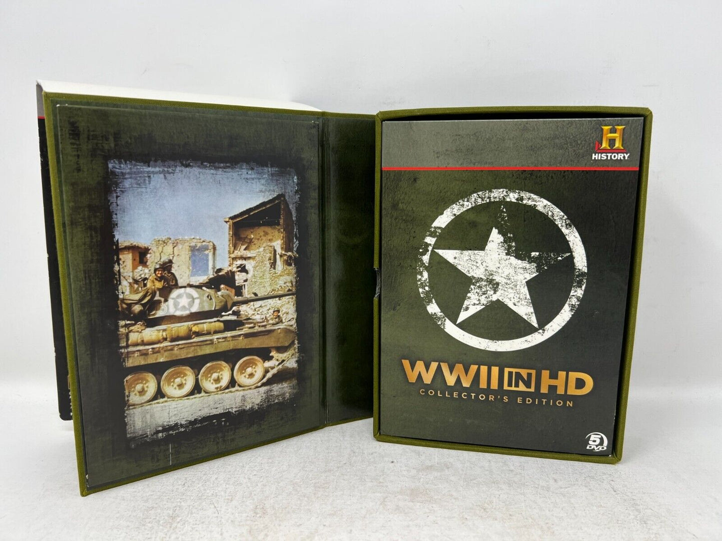 WWII In HD (DVD) Collector's Edition TV Series Boxset War Good Condition!!!