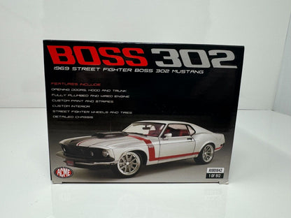 Acme 1969 Street Fighter Boss 302 Mustang Redline 1:18 Diecast 1 of 912