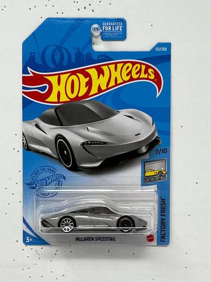 Hot Wheels Factory Fresh McLaren Speedtail Grey 1:64 Diecast Version 3