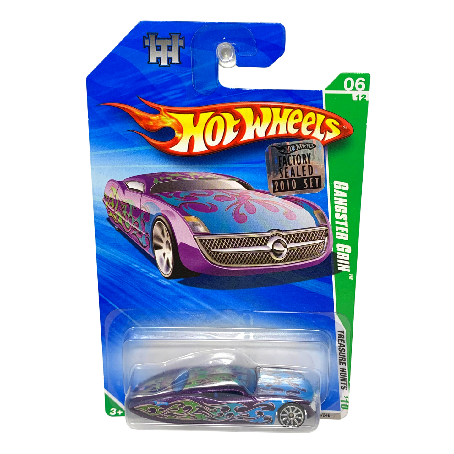 Hot Wheels Treasure Hunt Gangster Grin 1:64 Diecast 2010 Factory Sealed Set