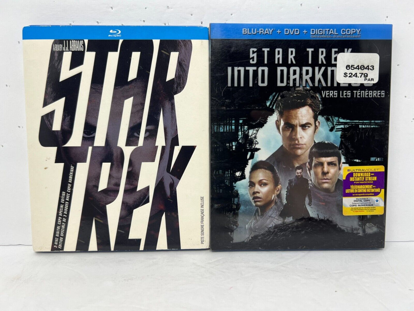 Star Trek & Star Trek Into Darkness (Blu-ray) 2-Movie Collection Good Condition!