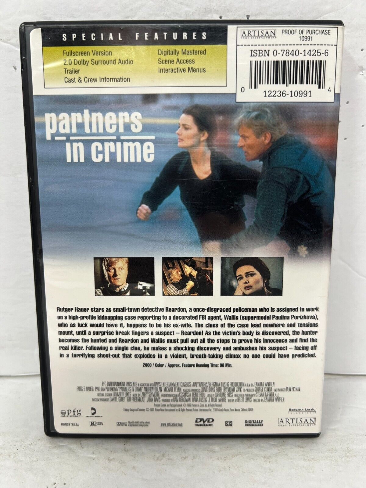 Partners in Crime (DVD) Crime Good Condition!!!