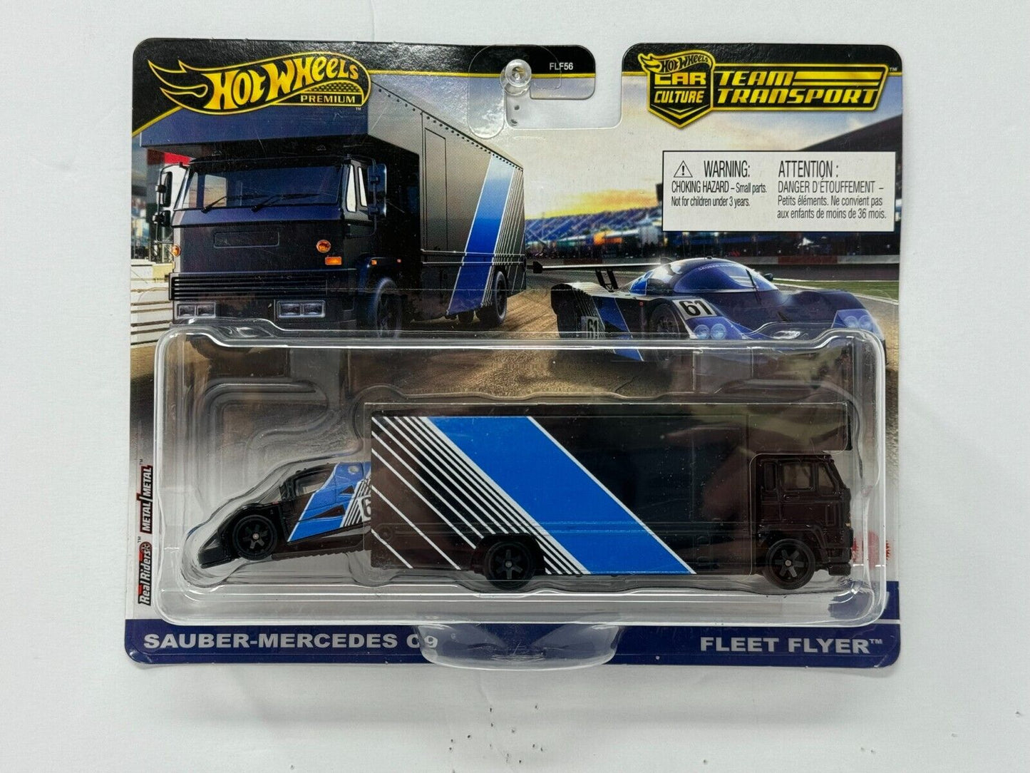 Hot Wheels Premium #67 Team Transport Sauber-Mercedes C9 & Fleet 1:64 Diecast