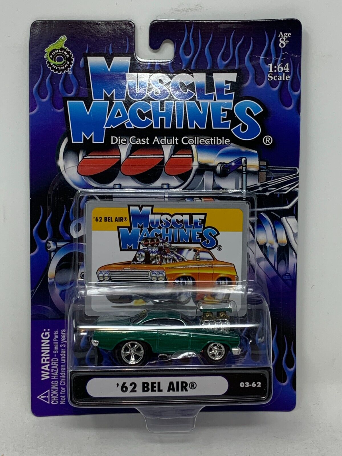 Muscle Machines '62 Bel Air 1:64 Diecast