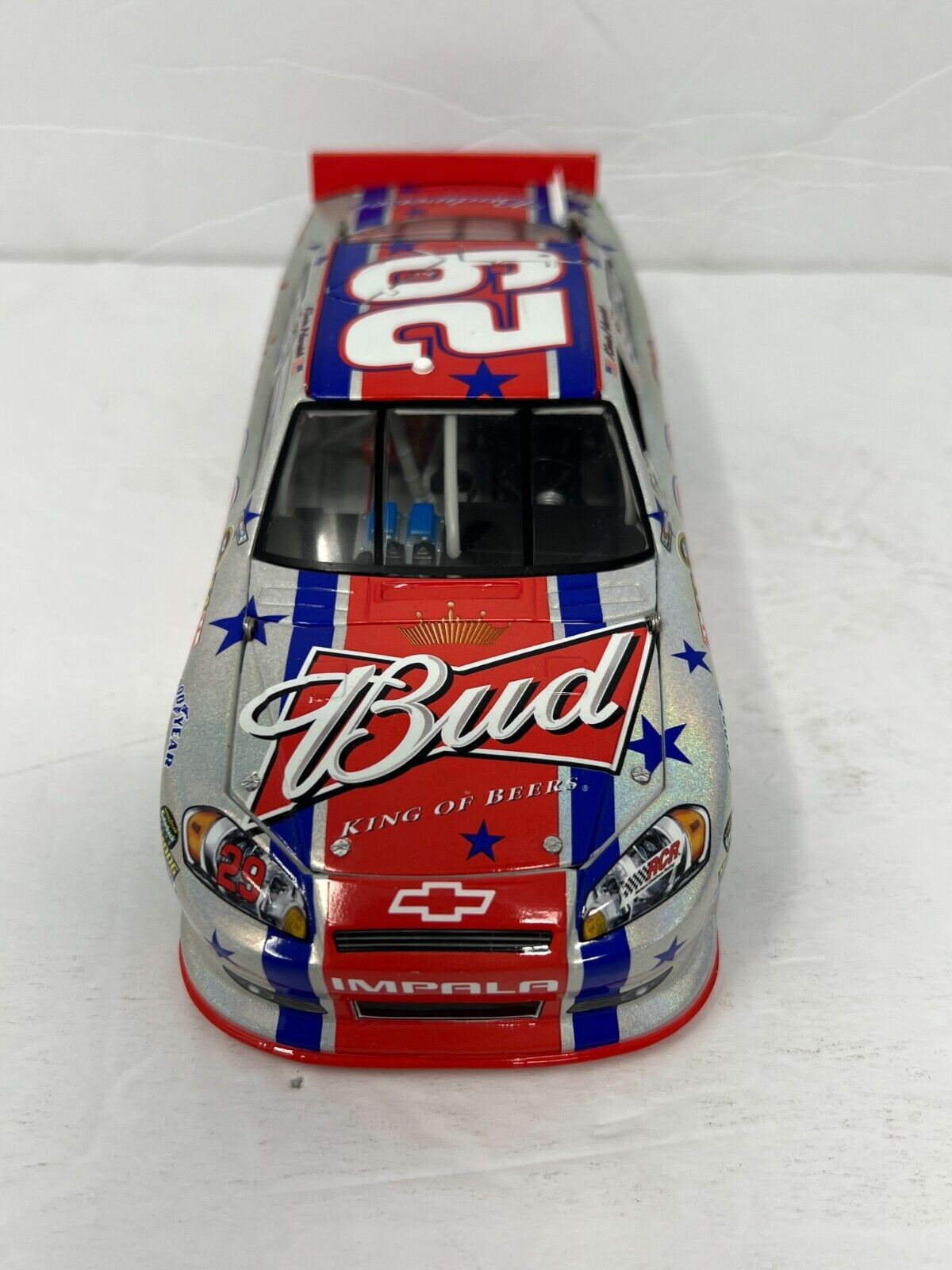 Lionel Nascar #29 Kevin Harvick Budweiser 4th of July Flashcoat 1:24 Diecast