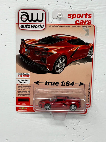 Auto World Sports Cars 2020 Chevy Corvette 1:64 Diecast Version A Version 2