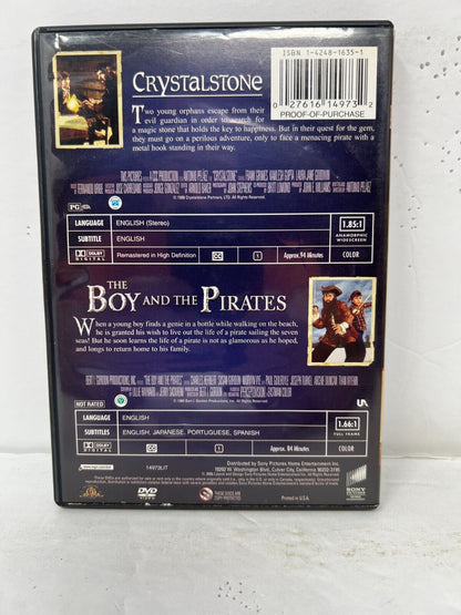 Crystalstone / The Boy and the Pirates (DVD) Family Good Condition!!!