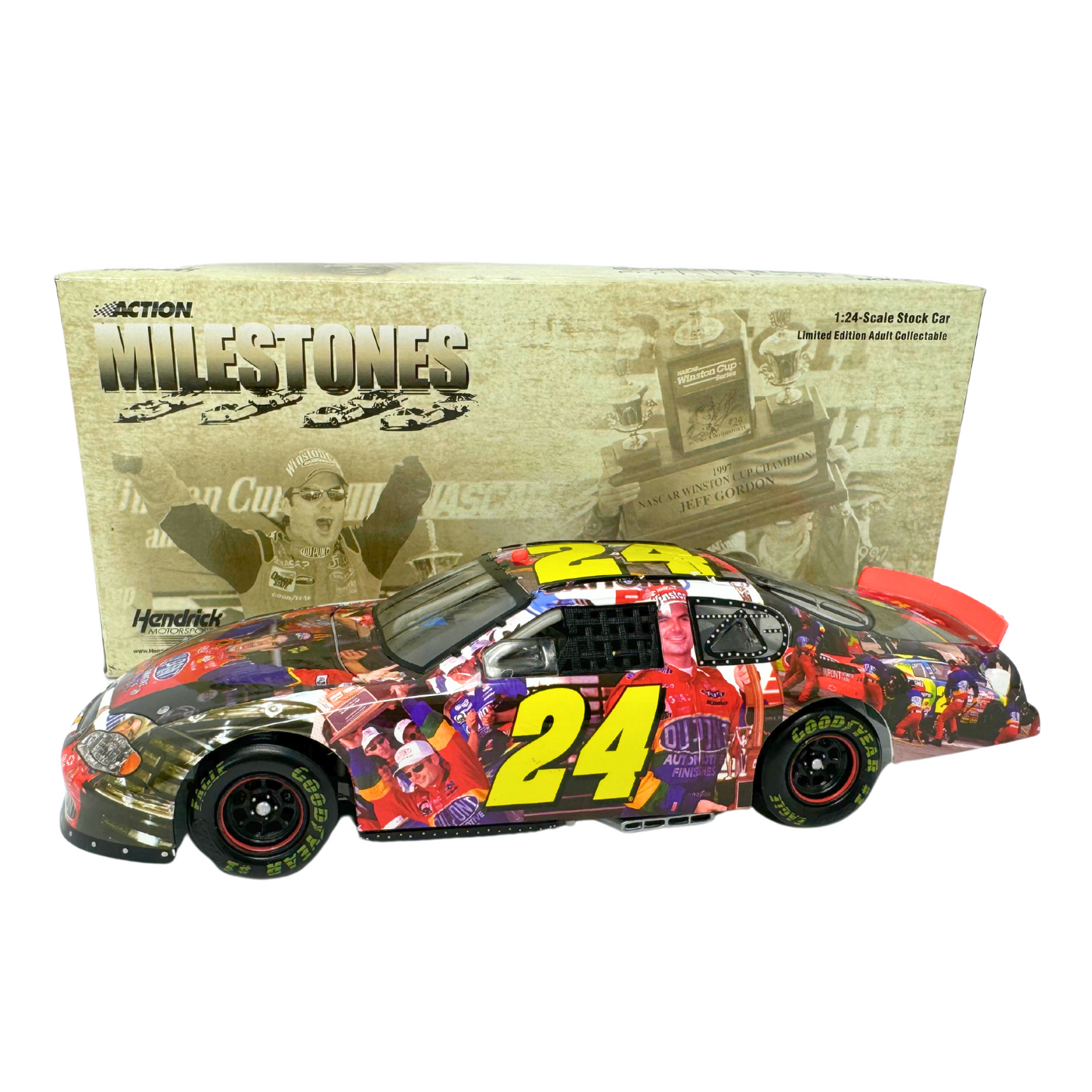 Action Nascar #24 Jeff Gordon Milestone 3x Daytona 500 Winner Chevy 1:24 Diecast