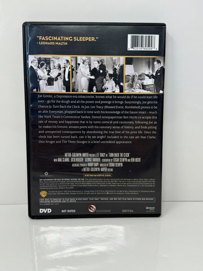 Turn Back the Clock (DVD) Comedy Good Condition!!!