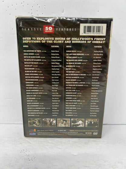 Combat Classics: 50 Movie Pack Collection (DVD) New and Sealed!!!