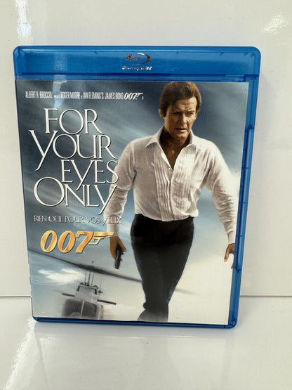 007 James Bond For Your Eyes Only (Blu-ray) Action Good Condition!!!