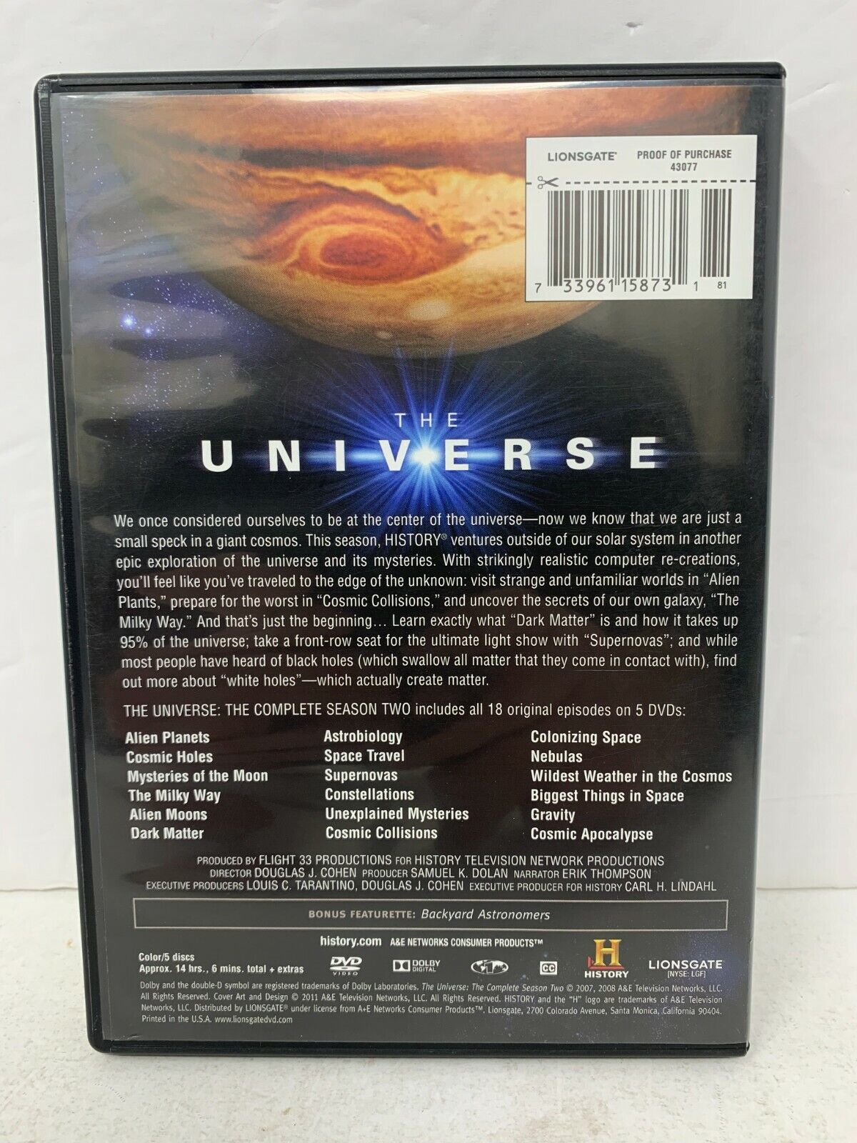 The Universe Complete Season Two 2 (DVD) TV Series Boxset Good Condition!!