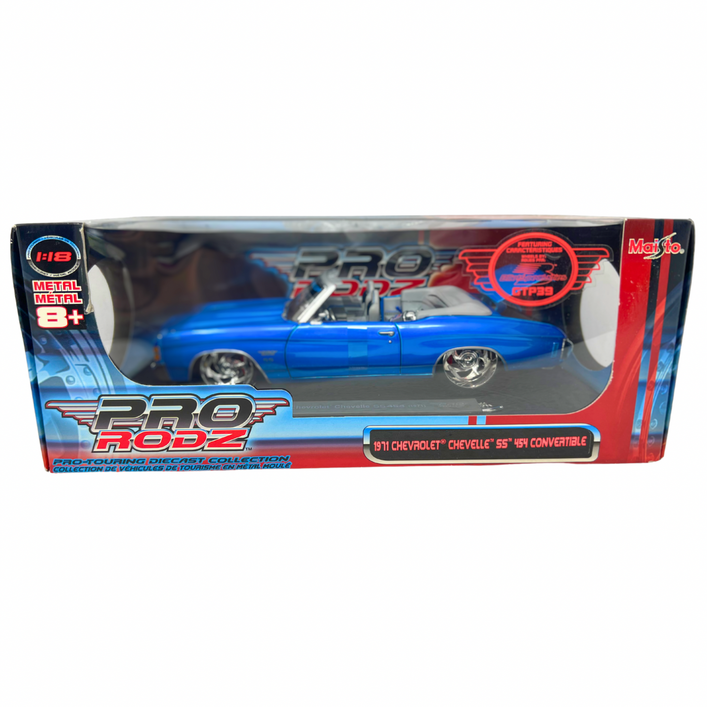 Maisto Pro Rodz 1971 Chevrolet Chevelle SS 454 Convertible 1:18 Diecast