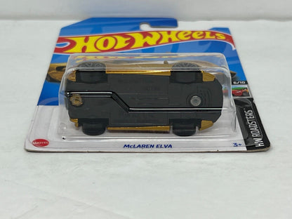 Hot Wheels HW Roadsters McLaren Elva White & Gold 1:64 Diecast Version 2