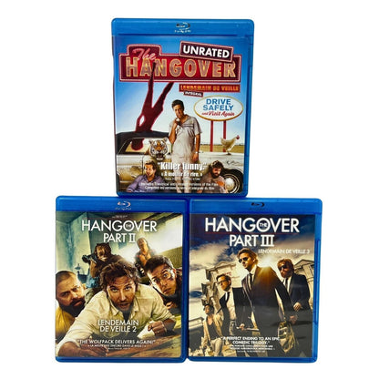 The Hangover 1-3 Trilogy (Blu-ray) Comedy Good Condition!!!