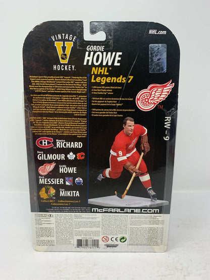 Mcfarlane NHL Gordie Howe Detroit Red Wings Red Jersey Legends Series 7 Figure