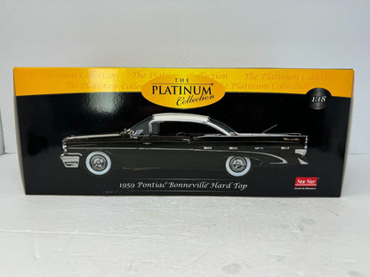 Sun Star 1959 Pontiac Bonneville Hard Top Platinum Collection 1:18 Diecast