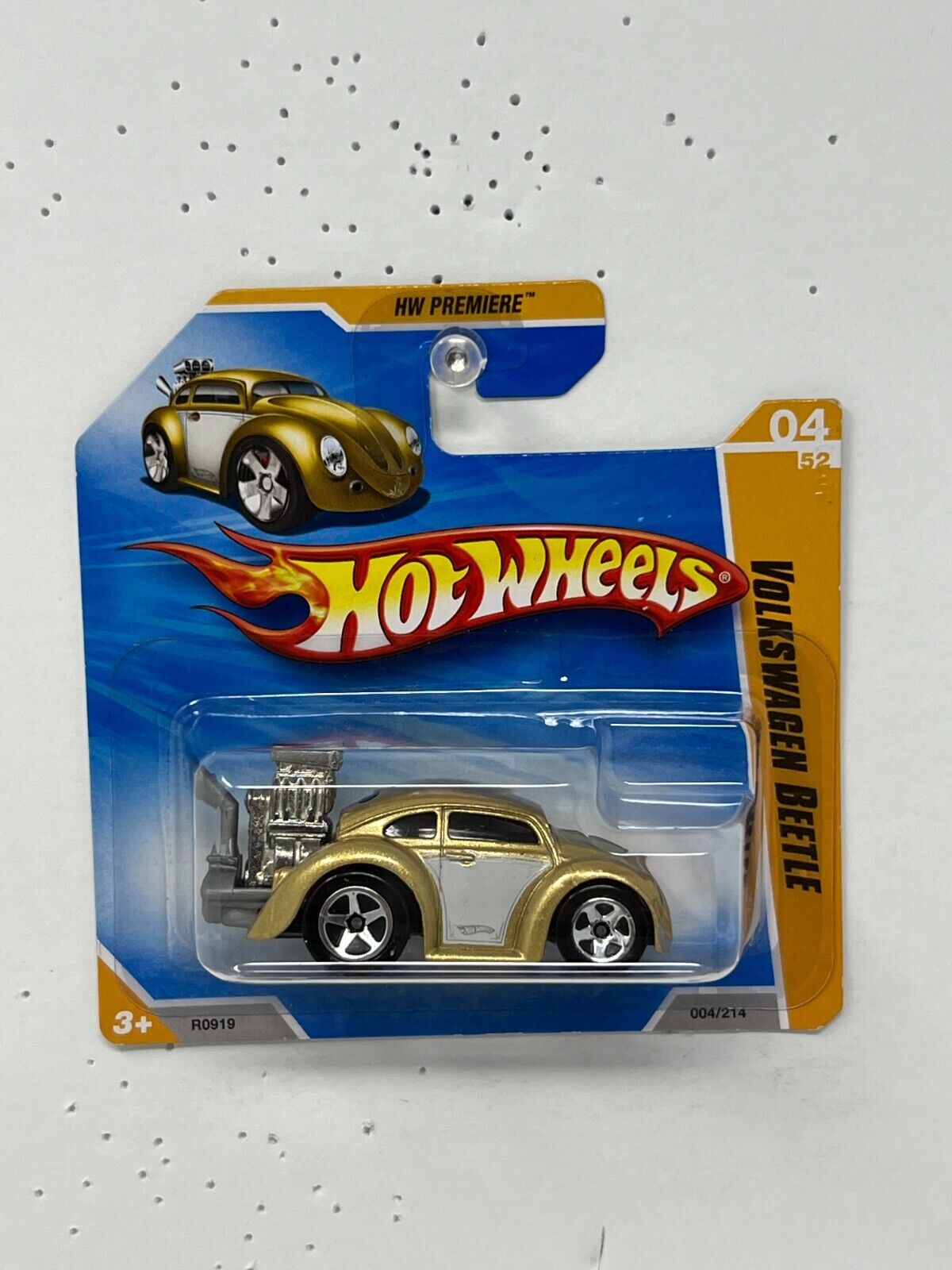 Hot Wheels HW Premiere Volkswagen Beetle 1:64 Diecast Short Card