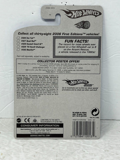Hot Wheels 2006 First Editions Quad Rod Fantasy Cars 1:64 Diecast Factory Sealed
