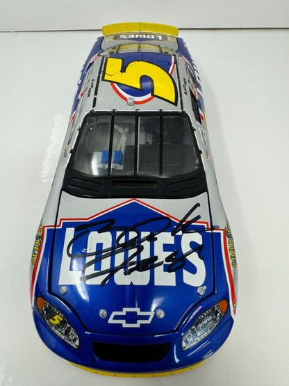 Action Nascar #5 Blake Feese Lowe's 2005 Monte Carlo AUTOGRAPHED 1:24 Diecast