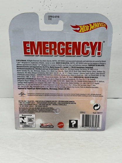 Hot Wheels Retro Entertainment Emergency! Rapid Responder 1:64 Diecast