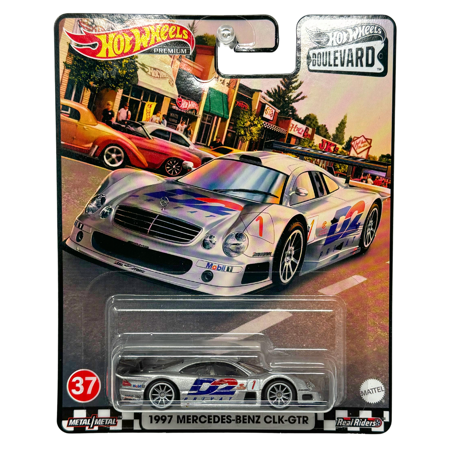 Hot Wheels Premium Boulevard #37 1997 Mercedes-Benz CLK-GTR 1:64 Diecast