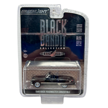 Greenlight Black Bandit 1949 Buick Roadmaster Convertible 1:64 Diecast V3