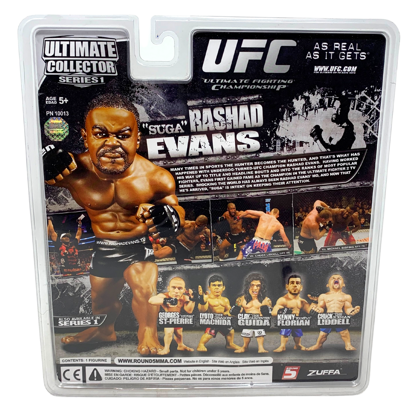 Round 5 UFC “Suga” Rashad Evans Ultimate Collector Series 1 Action Figure