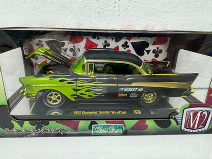 M2 Machines Wild-Cards 1957 Chevrolet Bel Air CHASE 1:24 Diecast 1 of 500