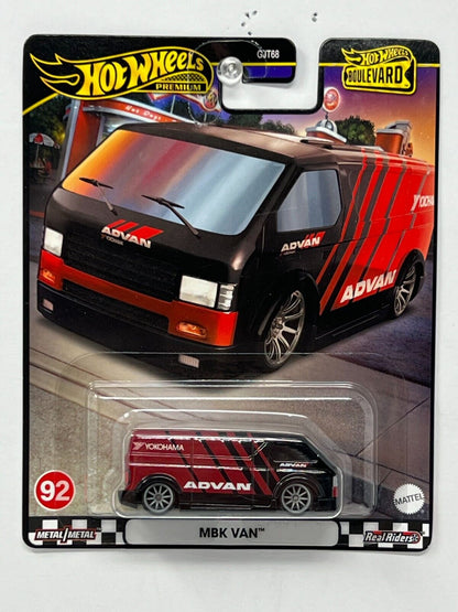 Hot Wheels Premium Boulevard MBK Van 1:64 Diecast Real Riders