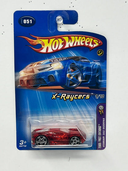 Hot Wheels 2005 First Editions X-Raycers Ferrari 360 Modena 1:64 Diecast