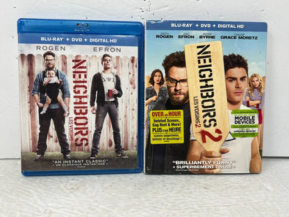 Neighbors 1 & 2 Collection (Blu-ray) Comedy Good Condition!!!