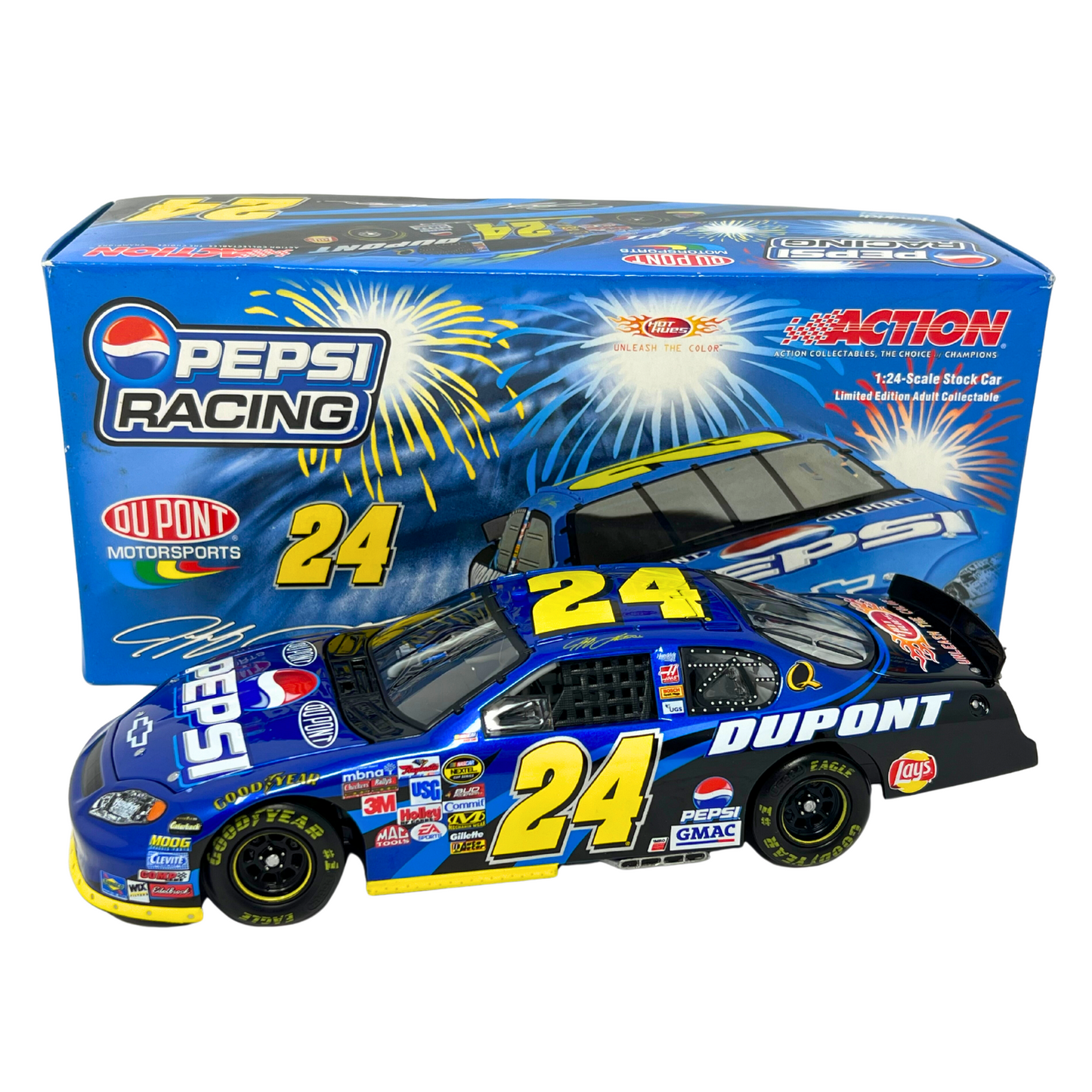 Action Nascar #24 Jeff Gordon DuPont Pepsi GM Dealer Chevy 1:24 Diecast 1 of 720