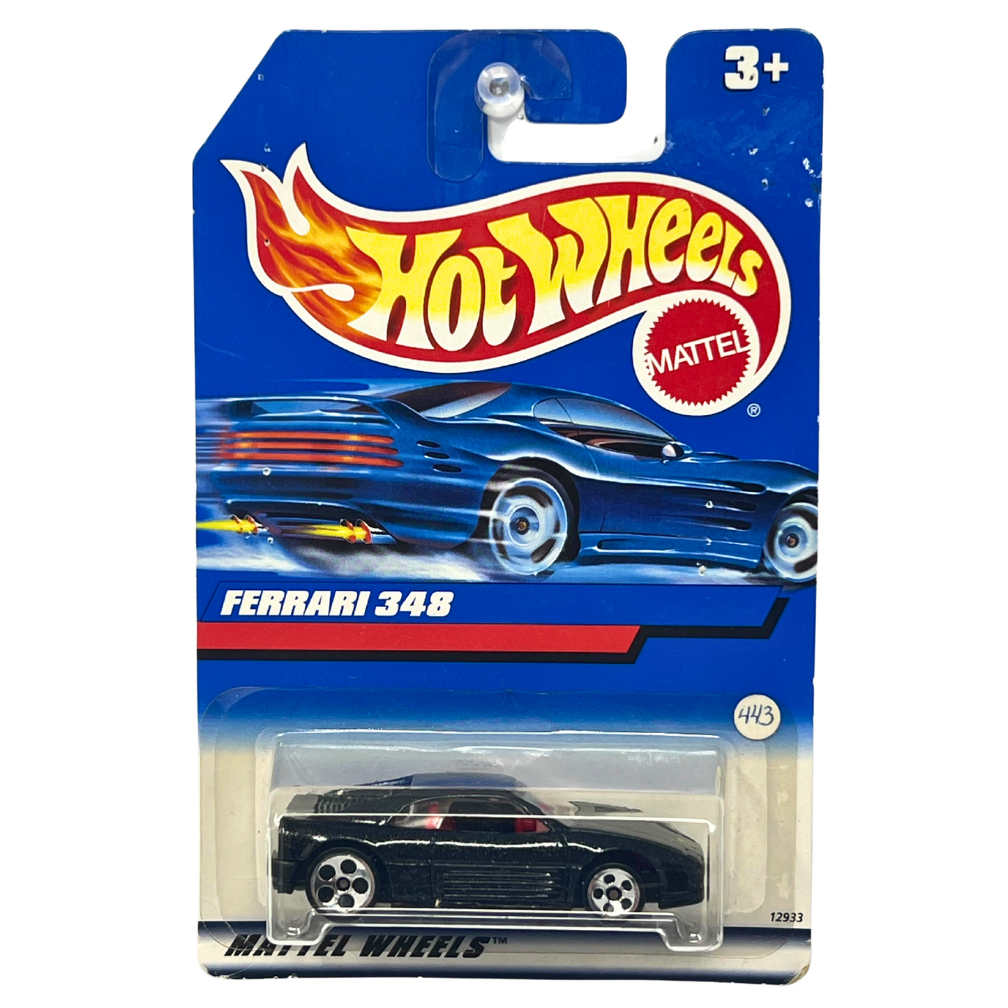 Hot Wheels Ferrari 348 Black 1:64 Diecast