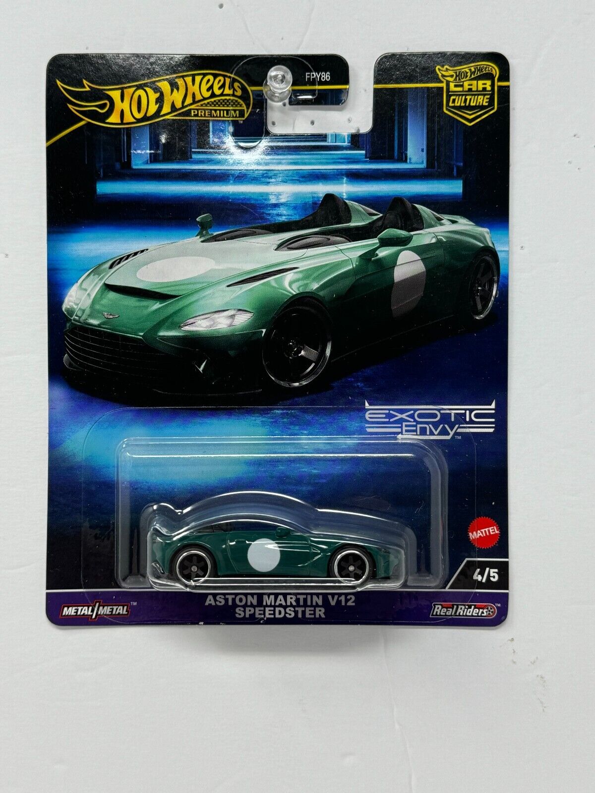 Hot Wheels Premium Exotic Envy Aston Martin V12 Speedster 1:64 Diecast