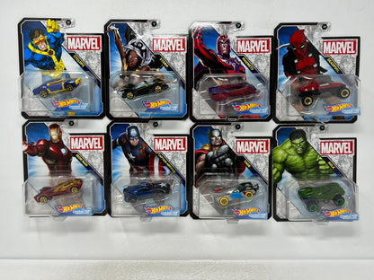 Hot Wheels 2021 Marvel Studio Character Cars Complete Set of 8 1:64 Diecast