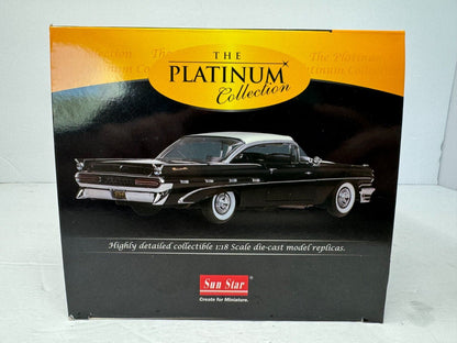 Sun Star 1959 Pontiac Bonneville Hard Top Platinum Collection 1:18 Diecast