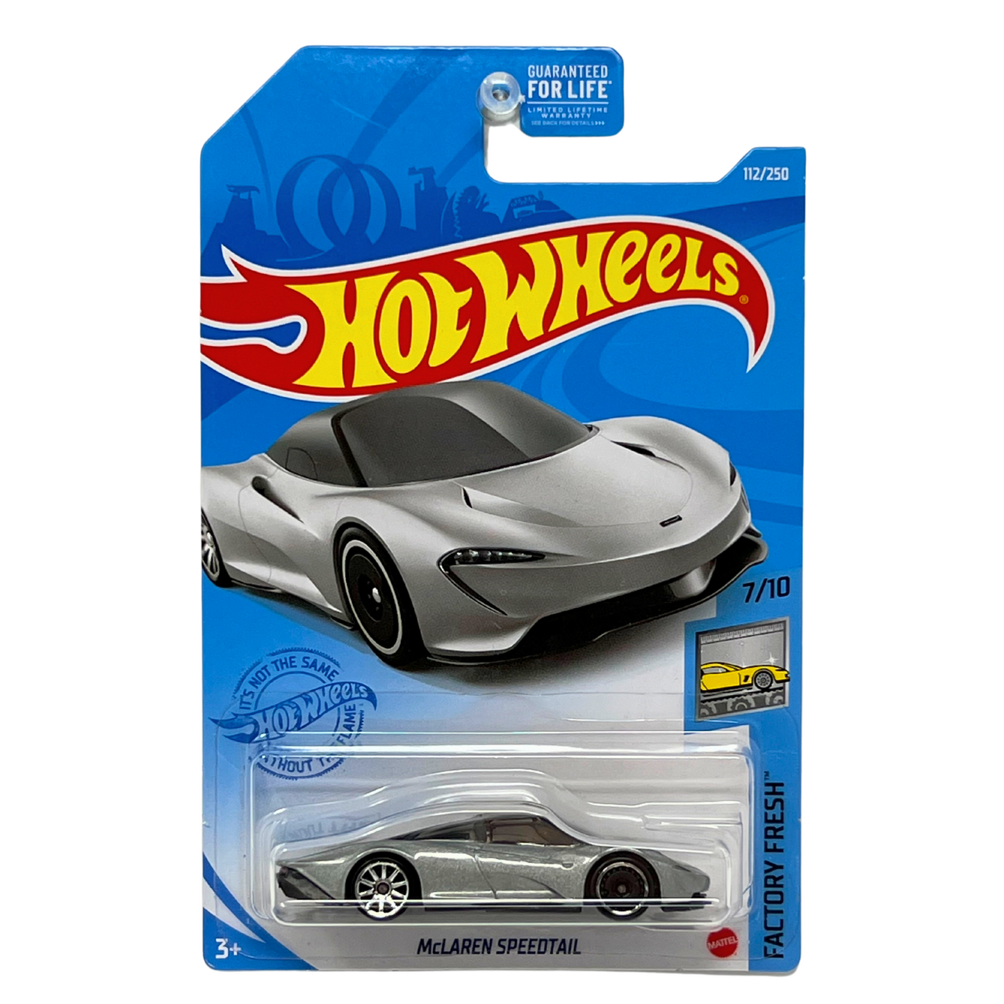 Hot Wheels Factory Fresh McLaren Speedtail Grey 1:64 Diecast Version 3