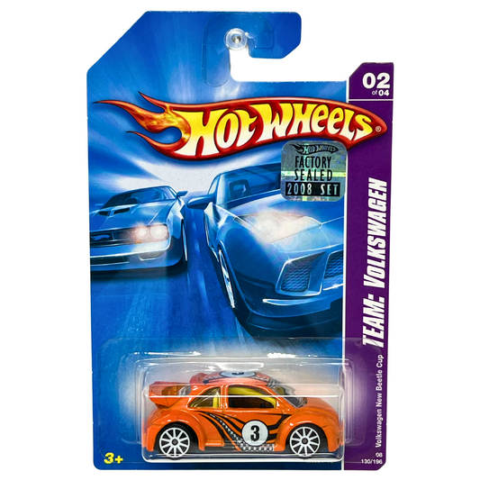 Hot Wheels Team Volkswagen New Beetle Cup 1:64 Diecast Factory Sealed