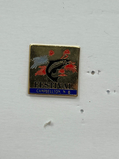 Campbellton Salmon Festival du Saumon Event Lapel Pin P2