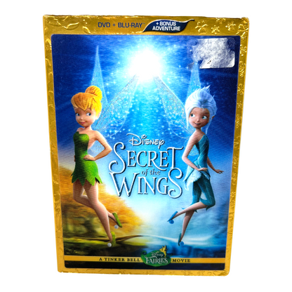 Disney Secret of the Wings (Blu-ray + DVD) Disney Sequel Good Condition!!!