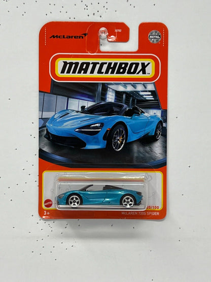 Matchbox McLaren 720S Spider Blue 1:64 Diecast Version 2