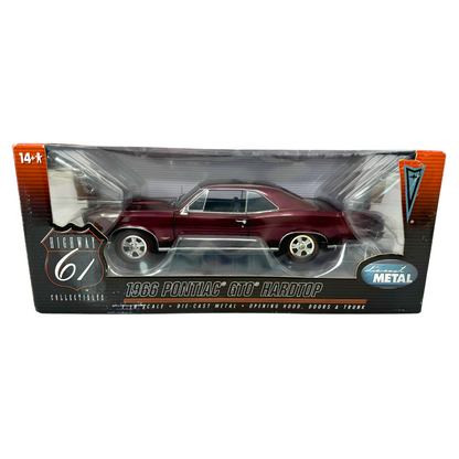 Highway 61 1966 Pontiac GTO Hardtop 1:18 Diecast