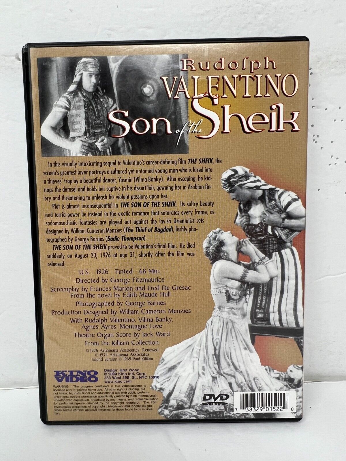 The Son of the Sheik (DVD) Adventure Good Condition!!!