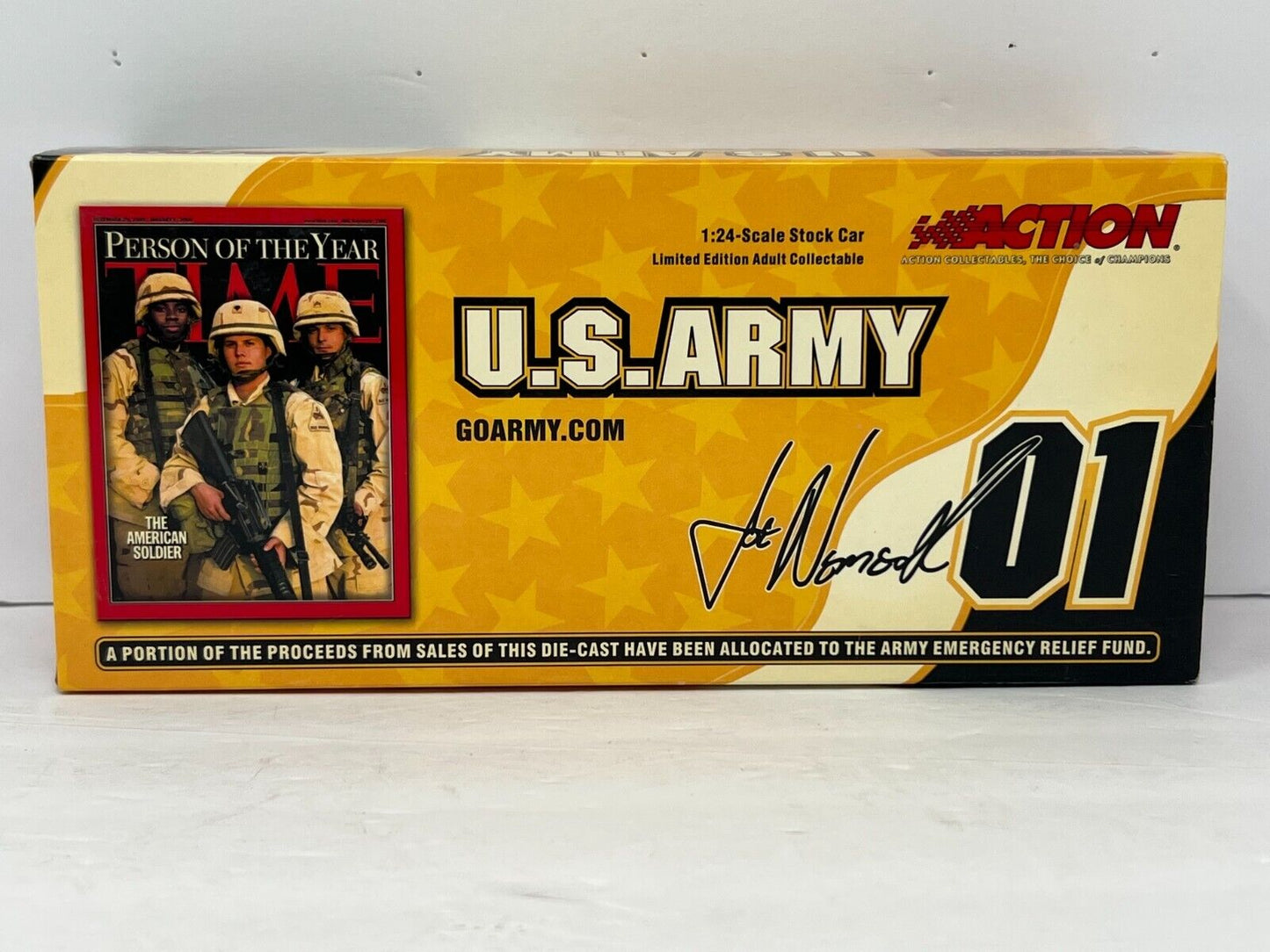 Action Nascar #1 Joe Nemechek U.S. Army Monte Carlo BANK 1:24 Diecast 1 of 300#