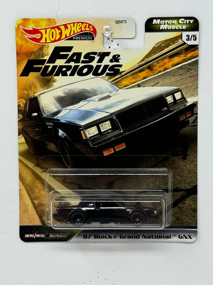 Hot Wheels Premium Fast & Furious 1987 Buick Grand National GNX 1:64 Diecast